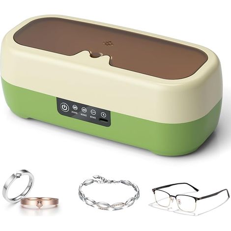 Nettoyeur Ultrasonique Bijoux Machine de Nettoyage Lunettes Montres Compacte Portable (1/5)