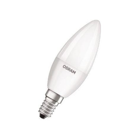 Osram Bombilla LED E14 5.7W luz blanco cálido 2700K