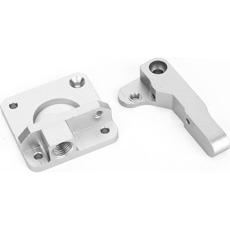 3D-Drucker-Kit MK8 Legierungs-Extruderblock CR-10 verbesserte Version, Hotend-Ersatzzubehör, Metallbaugruppe für Ender, Druckkopf-Upgrade-Teile. (1/5)