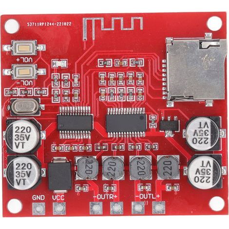 Bluetooth-Leistungsverstärkerplatine, 2-Kanal-Funklautsprecher, DC12-24V (1/5)