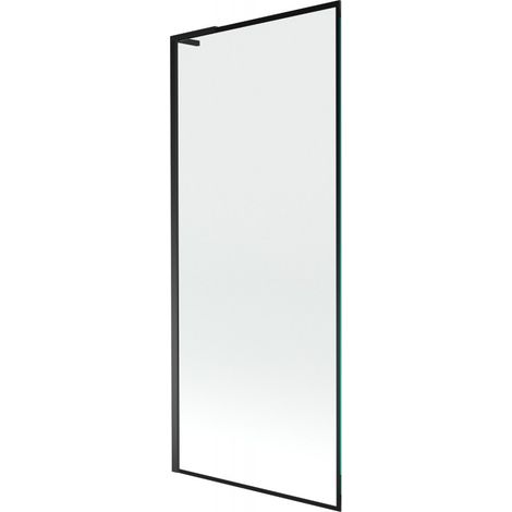 Mexen Next L mampara de ba帽era 1 hoja 80 x 150 cm, marco negro, negro - 895-080-000-03-70-70 (1/5)