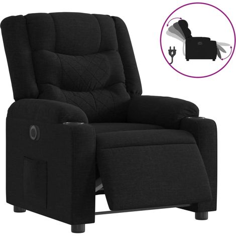 Maison Exclusive - Relaxsessel Elektrisch Schwarz Stoff