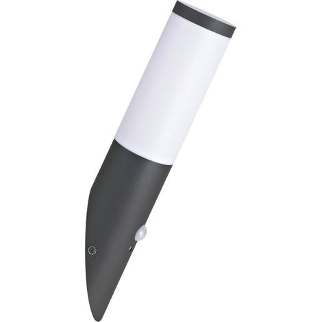 Applique extérieure ARLES avec détecteur de mouvement – IP44 – Finition anthracite – Culot E27 – 60W max – Design moderne – Arev (1/6)