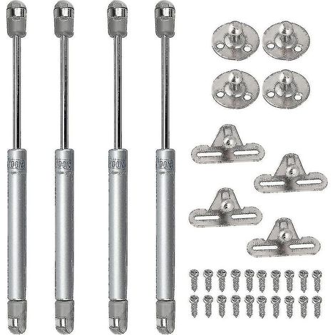 Set mit 4 Gasfedern à 100 N, hydraulische Gasfedern, Gasstoßdämpfer, verstellbare Gasfedern, hydraulische Möbel für Küche, Haushalt, Geschäft [kostenlos-- (1/5)