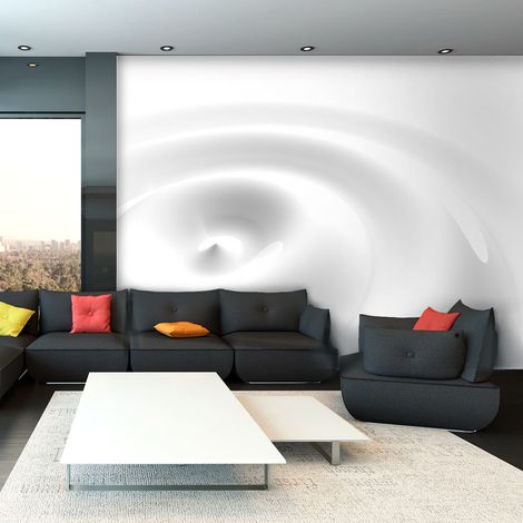 Fotomurale - White Swirl - 150x105 (1/4)