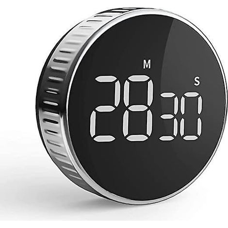 minuteur De Cuisine, Compte Rebours Kitchen Timer Pour Cuisine Cuisson Classe Formation, Minuterie Aimant Numrique Affichage Lcd, Commande De Rot (1/5)
