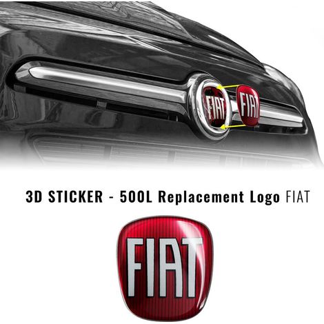 Adesivo Fiat 3D Ricambio Logo per 500L - Colore: COLOR - Confezione: SINGOLO