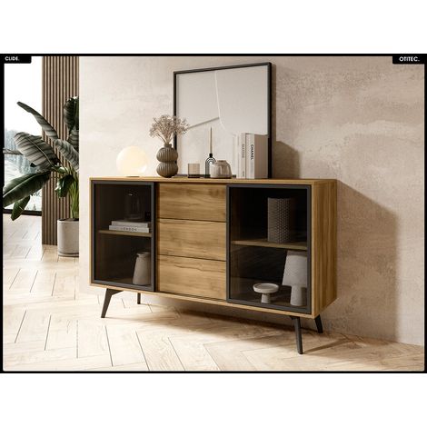 Commode - L.144 x H.85 x P.39 cm - CLIDE (1/5)