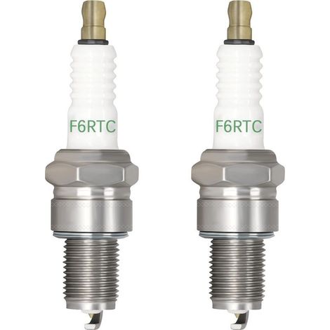 Bougie D'allumage - Filetage 14 mm - Longueur Filetage 19 mm - Pour Moteurs Thermiques De Tondeuses Et Petits Moteurs - 2 Pièces (1/5)
