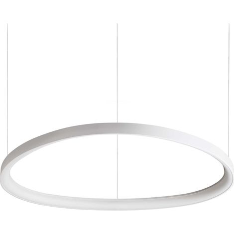 Lampadario A Sospensione Contemporaneo Gemini Metallo Bianco Led 55W 3000K Ip20 (1/3)