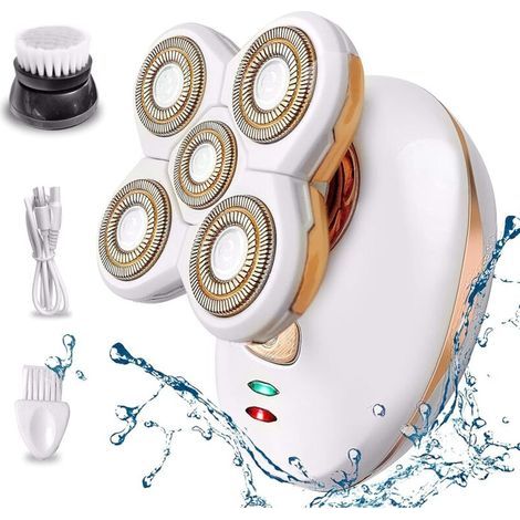 APEX Rasoir Electrique Femme Sans Douleur Flawless, Intime Imperméable Épilateur Visage pour Aisselles, Jambe, Bras, Rechargeable USB (1/5)