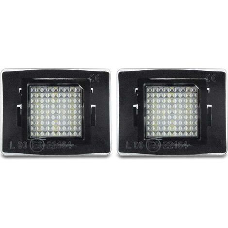 KIT LUCI TARGA A LED 2 PEZZI COMPATIBILE CON Land Rover Discovery 1 + 2 / Anno 1989-2004 / VETRO TRASPARENTE
/ LED 6000K EFFETTO XENON / CAN-BUS, PLUG AND PLAY