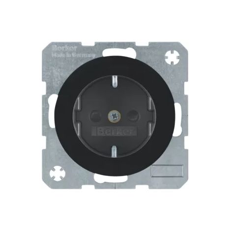 Berker Steckdose SCHUKO erh BS R.1/R.3 sw 47232045 (1/2)