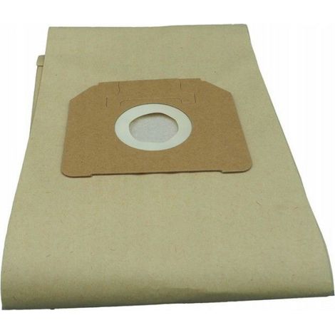 Sacs Pour Aspirateur Industriel - Papier - Compatible Avec Kärcher NT 35/1 Eco NT 361 Eco NT 361 TE - 5 Pièces