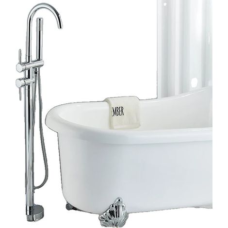 Badewannenarmatur, 360° Auslaufdrehung, Einhebelmischer, Chrom A (1/2)