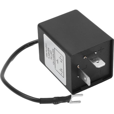 Relais clignotant LED 2 broches haute puissance robuste pour clignotants de moto, voiture et véhicules électriques 12 V (1/5)