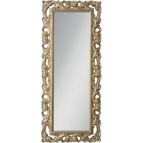 Specchiera Anna 76x180 colore foglia oro