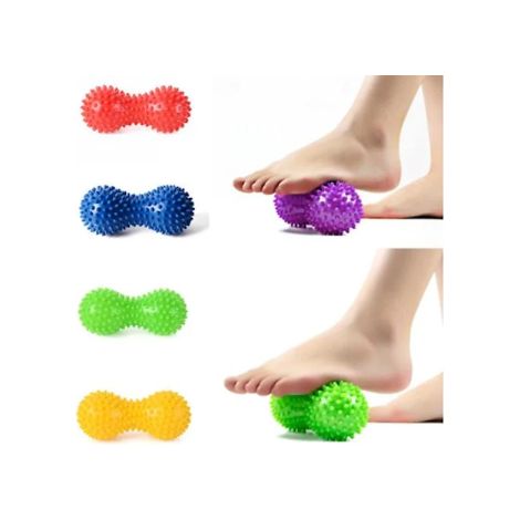 Rouleau de massage musculaire spike ball, bâton de yoga et relaxation corporelle (1/4)