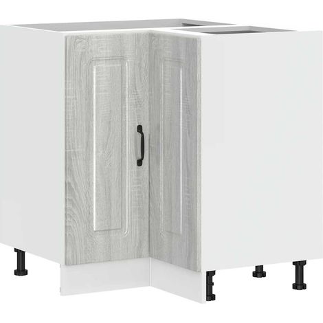 Maison Exclusive - Mueble de cocina esquina Kalmar gris sonoma ma