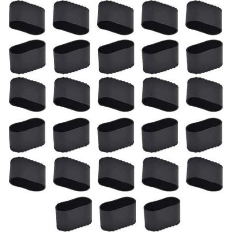 28-teiliges Set: Stuhlbeinkappen, rechteckige Stuhlfüße, ovale Stuhlfüße, Stuhlbeinschoner, Tischbeinschoner, Silikon-Stuhlgleiter, Gummi-Stuhlüberzüge (1/5)