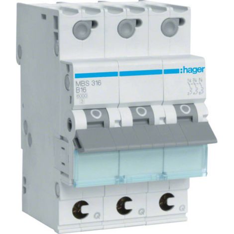 HAGER MBS316 COUPE-CIRCUITS (1/2)