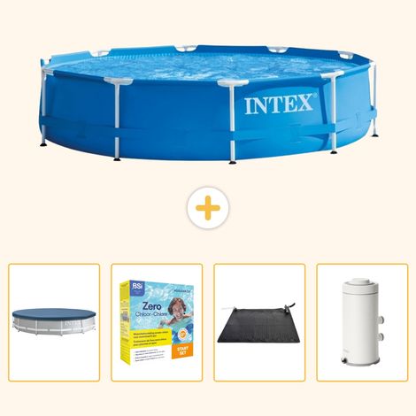Intex Piscine Tubulaire Ronde - 366x76 cm - 5-pièces  S103 (1/5)