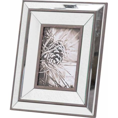 Tristan Mirror 5X7 Frame - Glass/Wood - L2 x W26 x H31 cm - Brown