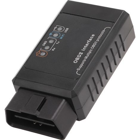 Outil de diagnostic automobile OBD2 Wi-Fi USB 16 broches, interface V1.5 pour Windows XP, 7 et 8 et Android (1/5)