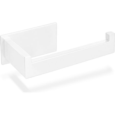 Toilettenpapierhalter ohne Bohren selbstklebend Edelstahl 304 in Weiss (1/4)