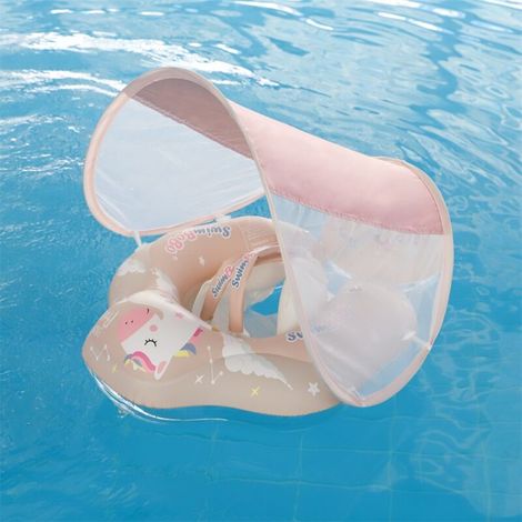 Baby Swim Ring Pool Float Kids with Removable Floating Ball New Upgrade Baby Swim Ring for 2-6 Years Old (1/5)