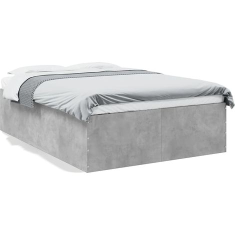 Maison Exclusive - Estructura de cama madera de ingeniería gris h (1/5)