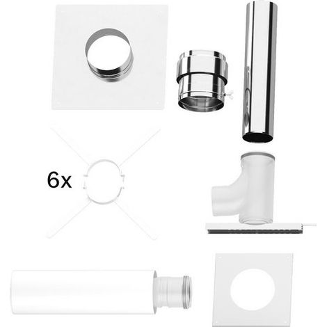 Bosch Accessoires fumées FC-Set110 Kit de base cascade C93x dans conduit d:110/160, 7738113211