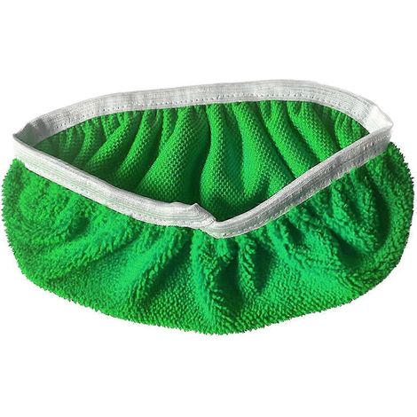 Recharge de serpillière professionnelle en microfibre lavable et réutilisable pour sols stratifiés, bois, vinyle et stratifié.-L Green (1/5)