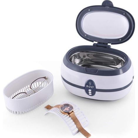 Nettoyeur a Ultrasons 800ML Nettoyeur Ultrasonique Portable Professionnel Machine a Laver Bijoux (1/5)