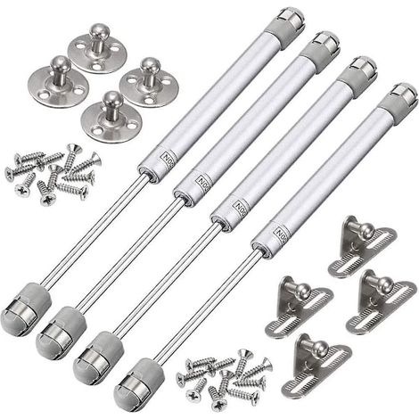 st Gasfjädrar 100N Hydrauliska gångjärn Gasfjädrar Gasfjäder Hydrauliska möbler Luftfjäder Kökshydraulik för lyftdörr Skåp Köksmöbler (1/4)