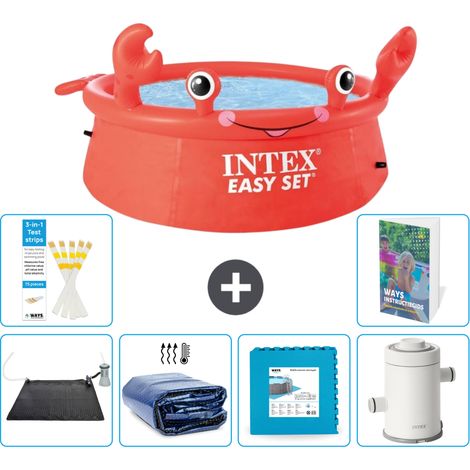 Intex Piscina Easy Set Rotonda - Granchio - 183x51 cm - 7-pezzi  S166