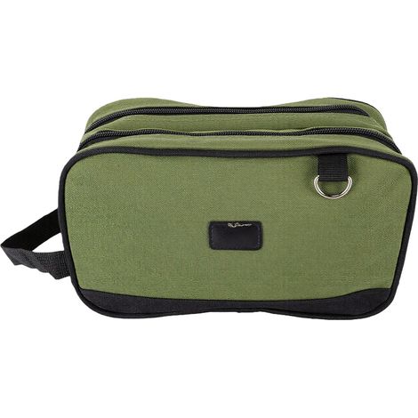 Borsa portautensili verde da 30 cm (12 pollici) con contenitore portatile, robusta scatola portaoggetti in tessuto Oxford. (1/5)