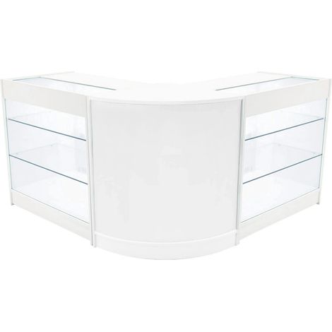 Helios LED Shop Counter Set CM60 & 2 x K900 - White