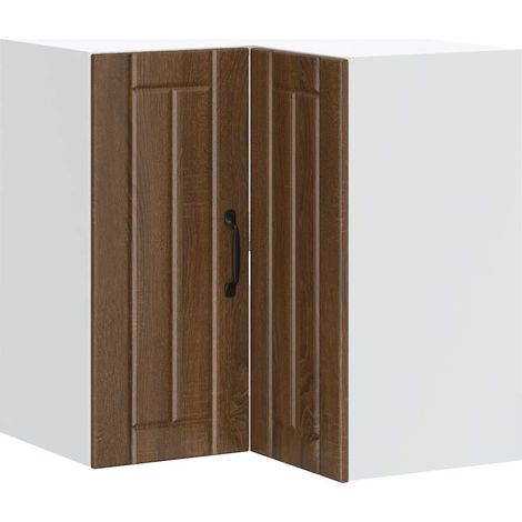 Maison Exclusive - Pensile da Cucina ad Angolo Lucca Rovere Marrone in Truciolato