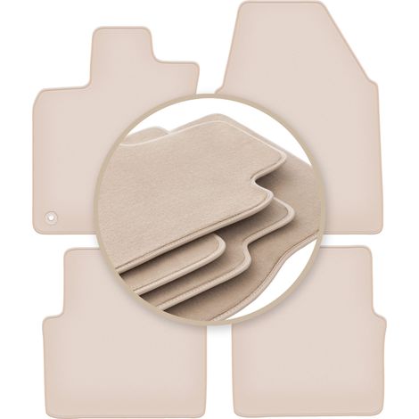Alfombrillas beige PREMIUM para Nissan Qashqai I J10 (ancho) crossover 2007-2013 (1/5)