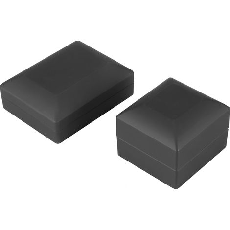LED-Schmuckkästchen, schwarze Geschenkbox für Ringe, beleuchtete Anhängervitrine, Accessoire für Hochzeiten und Verlobungen (1/5)
