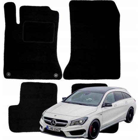 Velours-Fußmatten für Mercedes CLA X117 (2015–2019), Scheibenwischer für Fahrzeug B