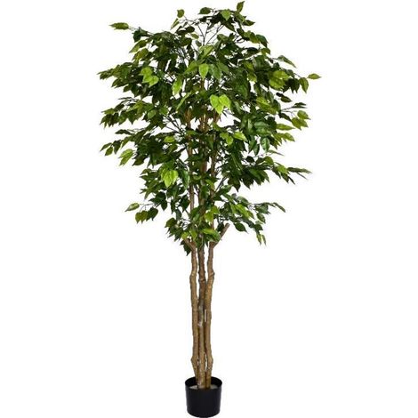 180cm Fire Retardant Deluxe Retusa Ficus Tree With 1134 Leaves