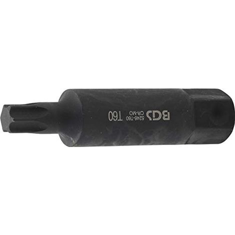 Inserto  lunghezza 100 mm  attacco esagono esterno 22 mm  profilo a T (per Torx) T60 (1/3)