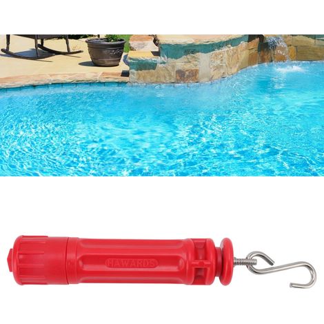 [Tensor de línea de carril] [Manual] [Tensor de línea de carril de natación] Acero inoxidable 304 resistente a los arañazos, ABS, ligero, Tamaño: 32,5 cm / 12,8 pulgadas, Diámetro: 5 cm / 1,9 pulgadas (1/5)