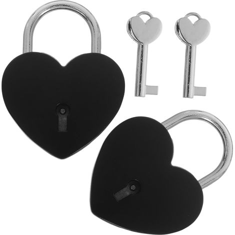 2 Pieces Padlocks Compact Compact Jewelry Storage Pieces Shaped Diary (1/5)