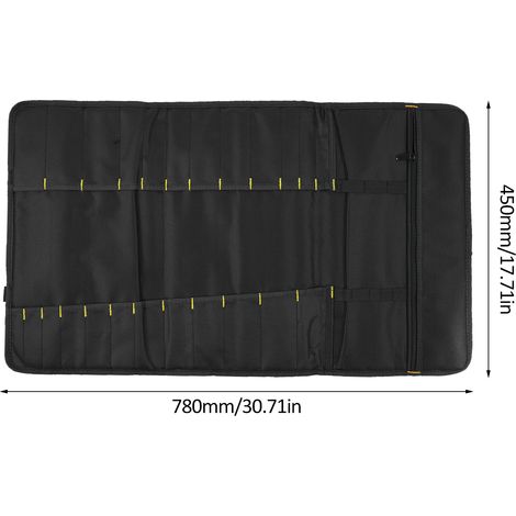 PENGGONG Tragbare, aufrollbare Werkzeugtasche, Organizer mit mehreren Fächern, Notfallset für Wartungsarbeiten, Elektriker, Installateure und Schreiner. (1/5)