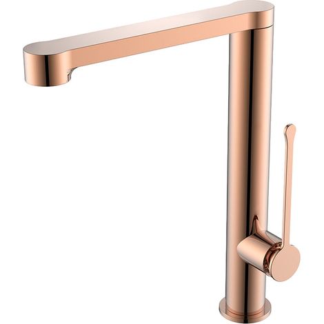 ROBINET DE CUISINE 015 EN LAITON ROSE DORÉ COLLECTION PÉNÉE