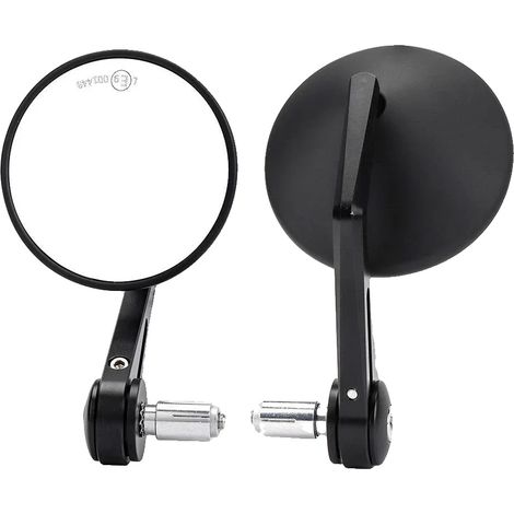 Miroir de guidon de moto, ajustement universel, réglable à 360° (1/2)