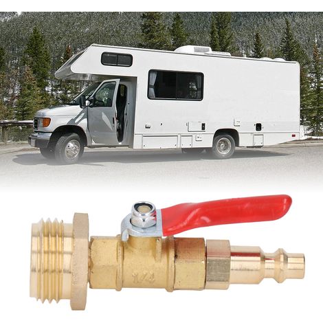 Adaptateur d'Hiver 1/4" Mâle à Raccord Rapide 3/4" GHT pour Irrigation Jardin, Camping-Car et Bateau (1/5)